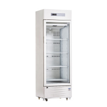 Vertical 236L 2~8 Degree Lab Single Low-E Glass Door Medical Refrigerator For Vaccine Storage